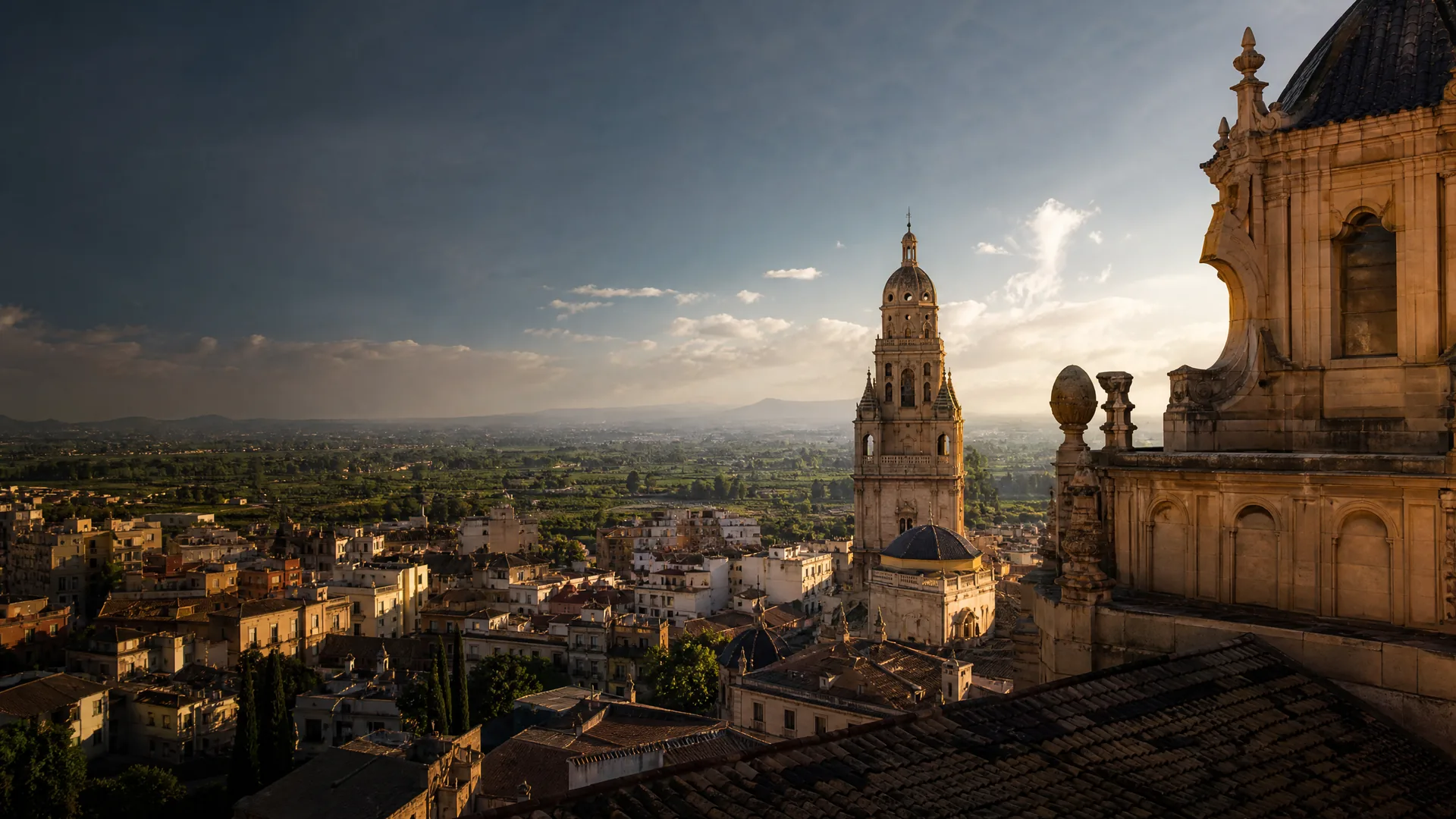 Vista editorial de Murcia entre la ciudad y la huerta